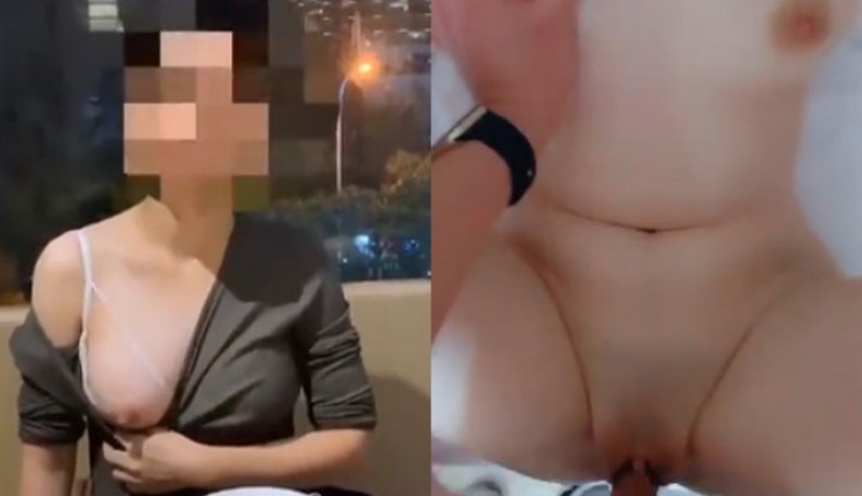 巨乳騷母狗在裸露破戒！回家被屌狠狠懲罰！